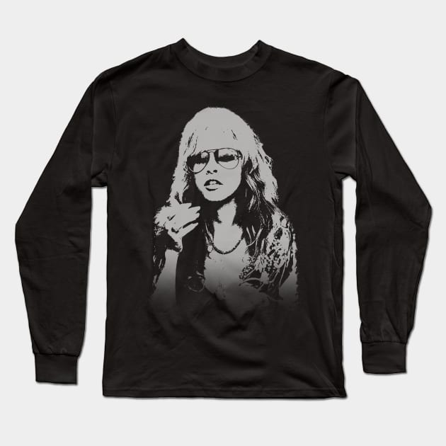 Stevie Nicks Vintage Long Sleeve T-Shirt by Tamie